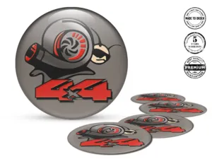 Hub Cap Sticker Logo Supreme Radiant Thrust Prism Core